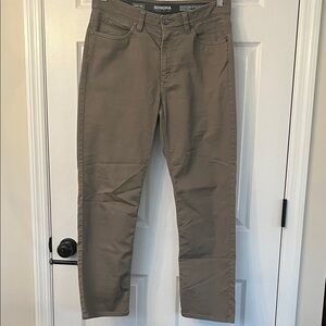 Sonoma Taupe Tan Everyday All-Day Pants 32x30